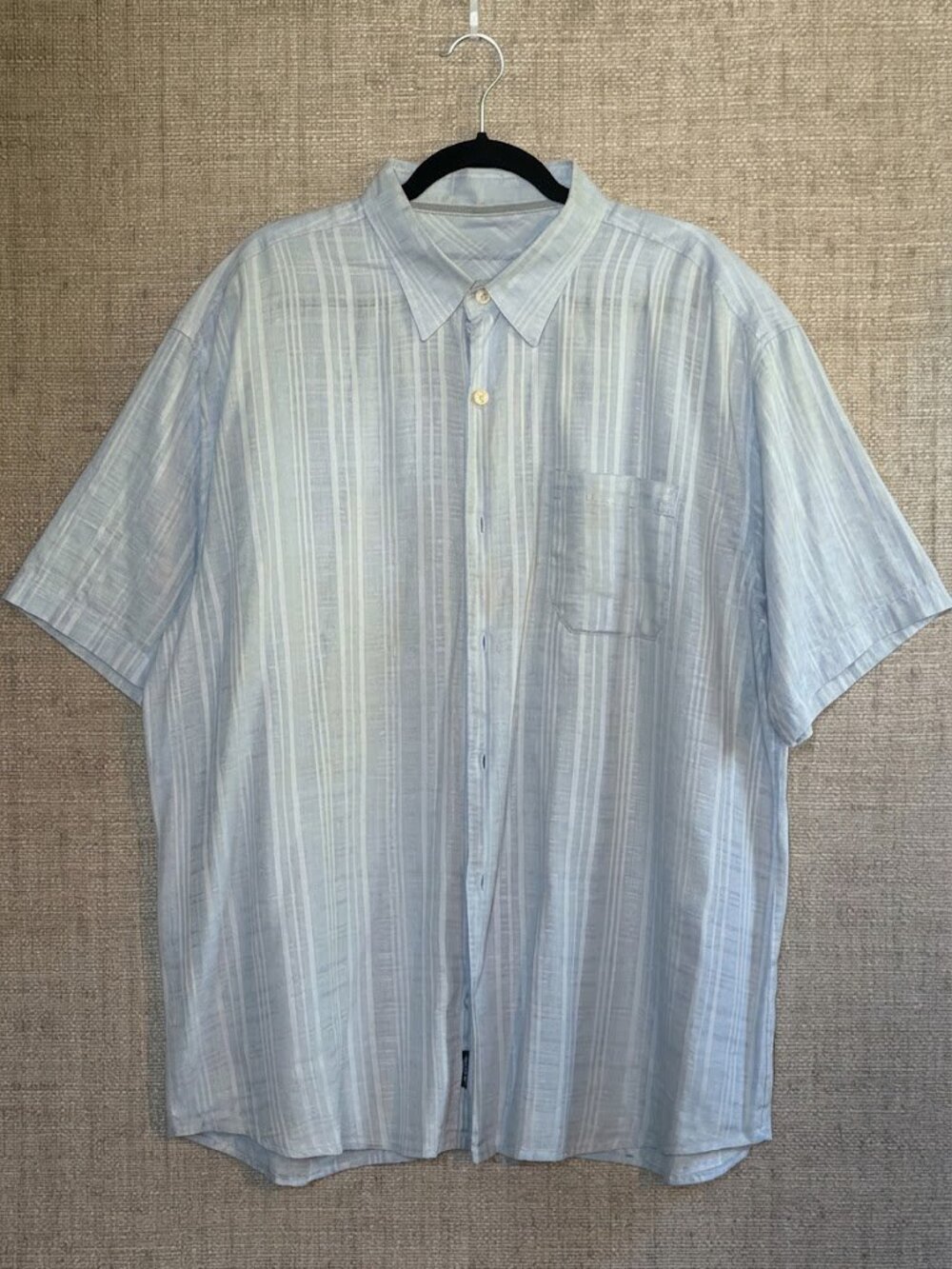 Tommy Bahama Pale Blue Short Sleeve Button-Down Shirt